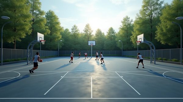Aménager un terrain de basket : conseils pratiques et dimensions idéales